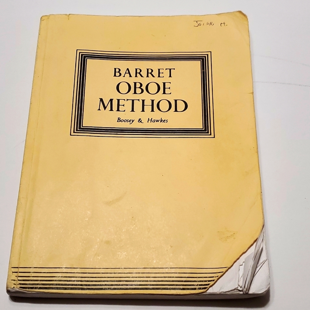 Barret Oboe Method Original Edition (A Complete Method for the Oboe) Paperback